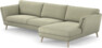Madison Lux - 3-sits soffa med schäslong höger - Grön