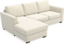 Friday - 3-sits soffa med schäslong vänster - Beige