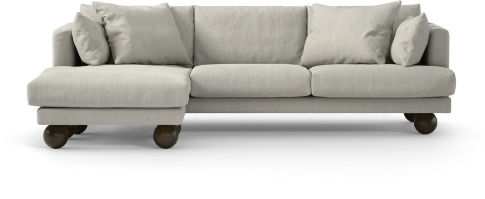 Harper - 4-sits med schäslong vänster - Beige