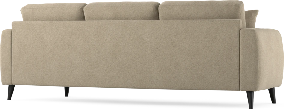 Eden - 3-sits soffa svängd - Beige