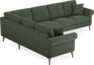 Eden - Hörnsoffa, 2+3-sits - Grön