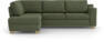 Friday - 2,5-sits soffa med divan vänster - Grön