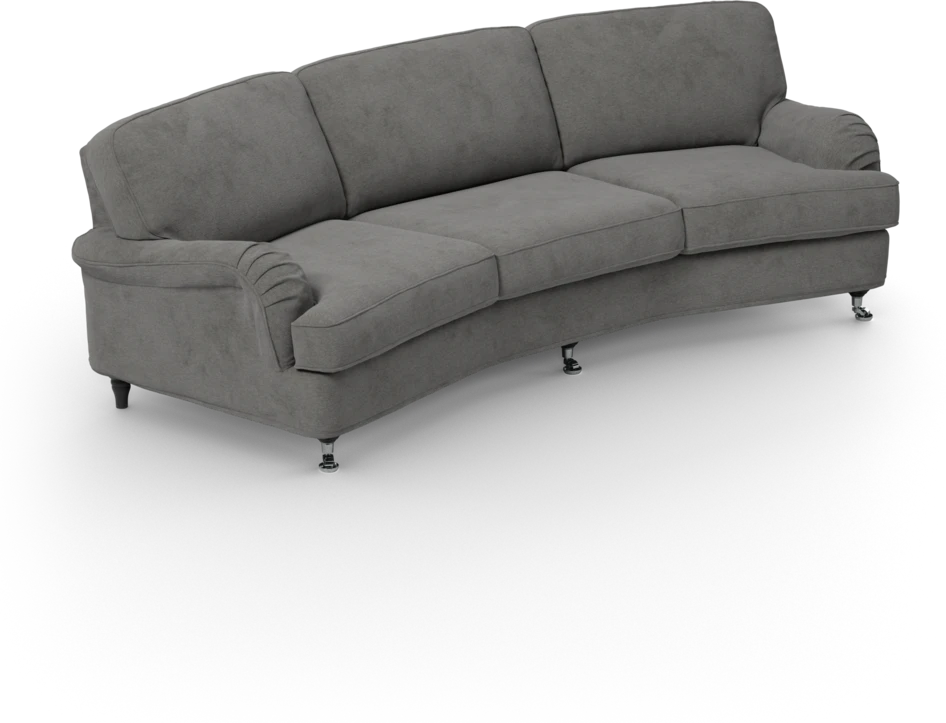 Oxford - 3-sits soffa svängd - Grå