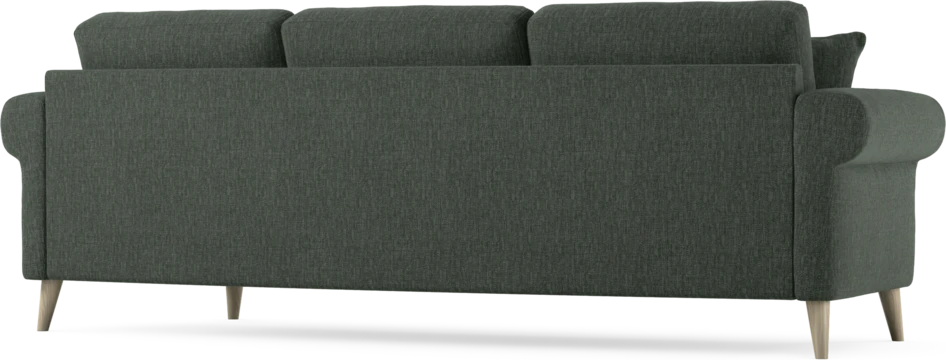 Eden - 3-sits soffa svängd - Grön