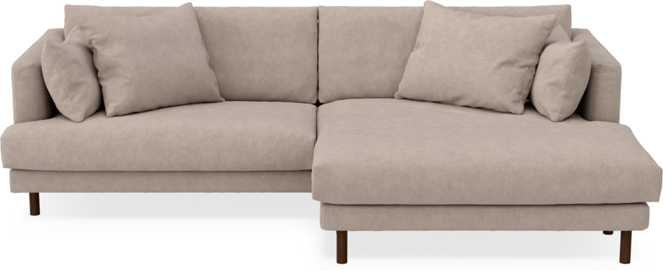 Harper - 4-sits med schäslong XL höger - Beige