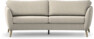 County - 3-sits soffa svängd - Beige