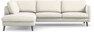 Madison - 3-sits soffa med divan vänster - Vit