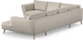 Madison Lux - Hörnsoffa med schäslong höger - Beige