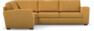 Friday - Hörnsoffa, 1,5+2,5-sits - Gul