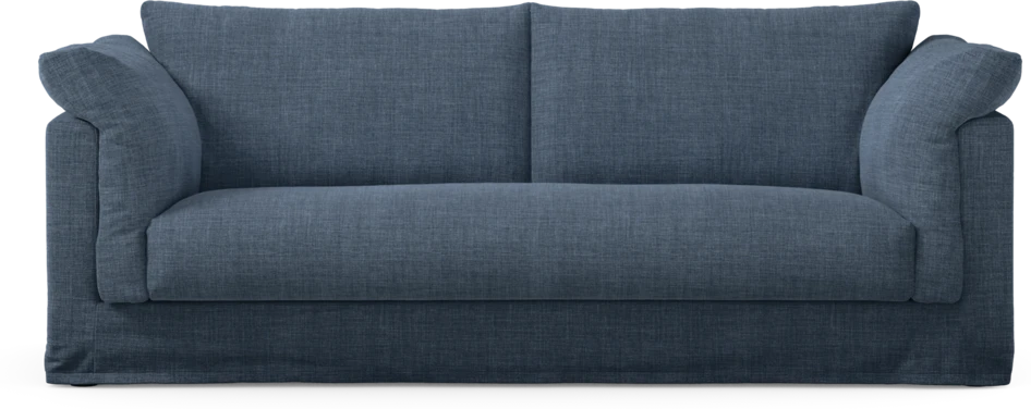 Cherrie Klädsel - Klädsel till 2,5-sits soffa, hel dyna - Blå