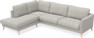 Bridge - 3-sits soffa med divan vänster - Grå