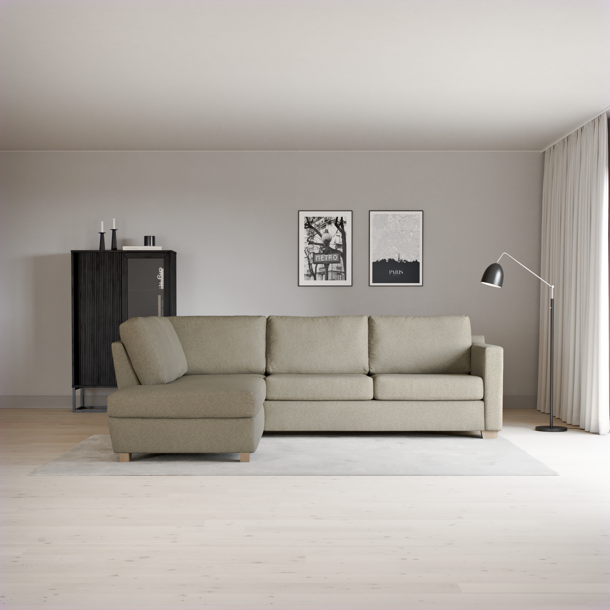 Friday - 2,5-sits soffa med divan vänster - inspiration