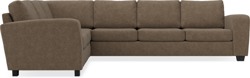 Friday - Hörnsoffa, 2+3-sits - Brun