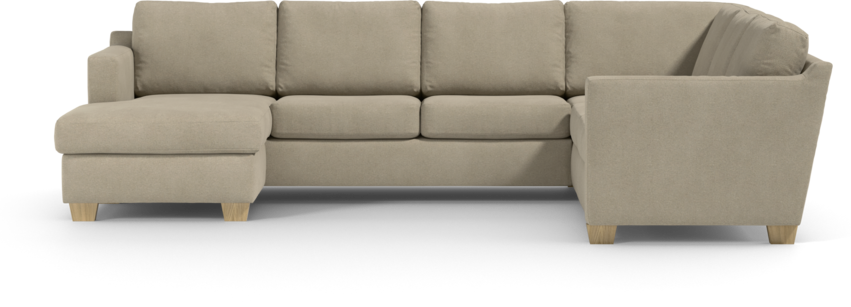 Friday - Hörnsoffa, 3+2-sits med schäslong vänster - Beige