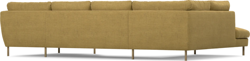 Madison - 2-sits soffa med divan vänster och schäslong höger - Gul