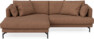 Harper - 4-sits med schäslong XL vänster - Orange