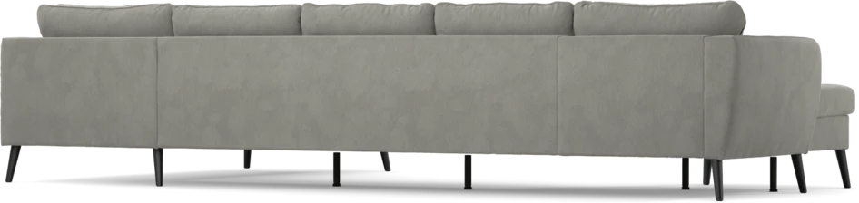 County - 4-sits soffa med schäslong vänster och divan höger - Grå