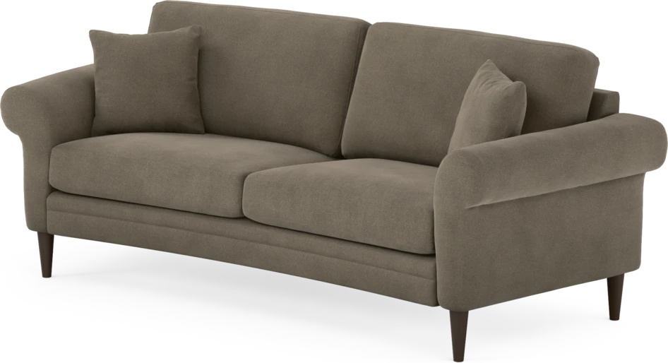 Eden - 2,5-sits soffa svängd - Beige