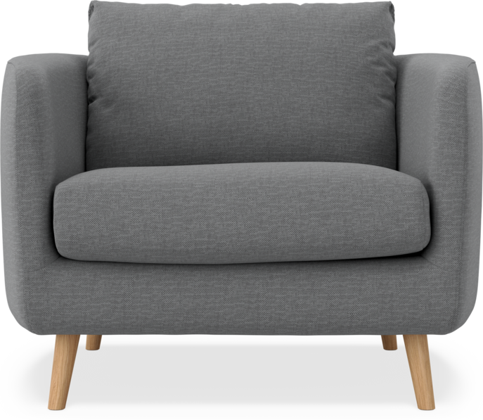 Madison Lux - Fåtölj, 70 cm - Grå