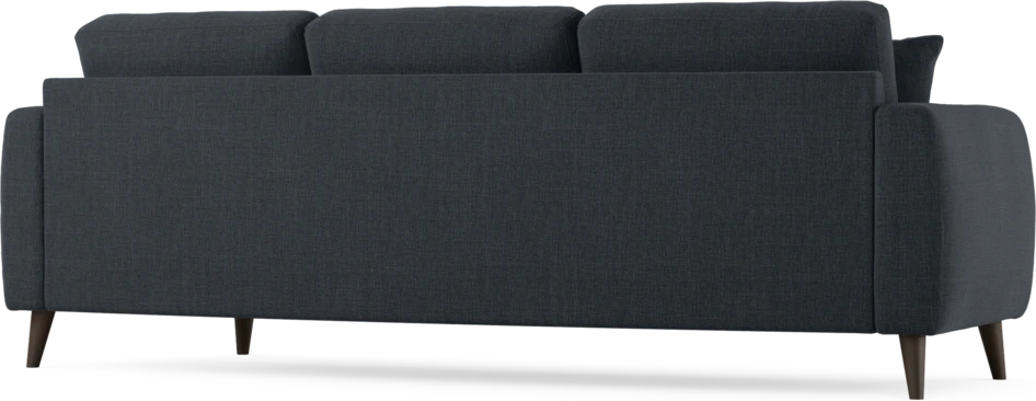 Eden - 3-sits soffa svängd - Blå