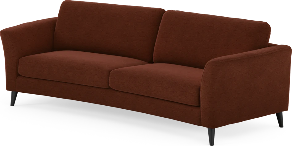 Bridge - 3-sits soffa svängd - Orange