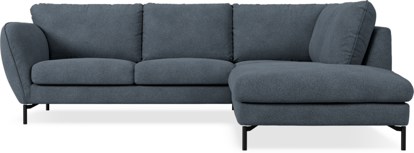 Madison - 2-sits soffa med divan höger - Vit