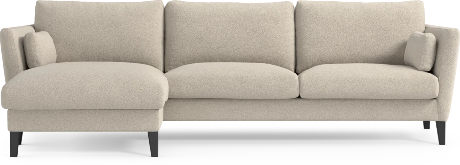 Winston - 3-sits soffa med schäslong, vändbar - Beige
