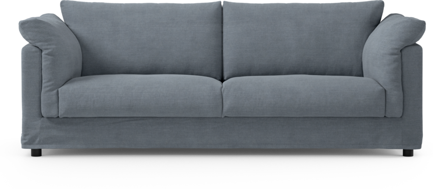 Cherrie - 3-sits soffa med kappa - Blå