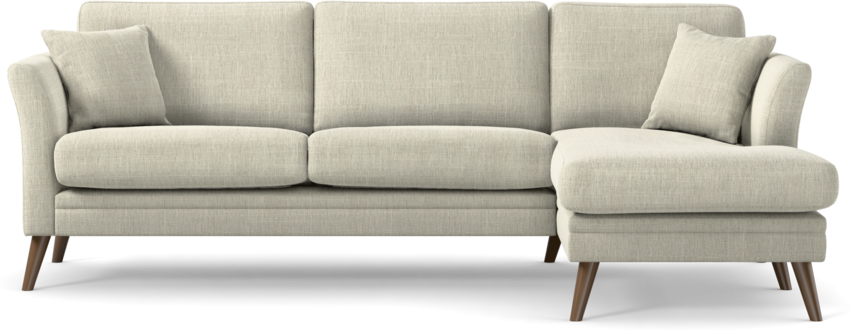 Eden - 2,5-sits soffa med schäslong - Beige