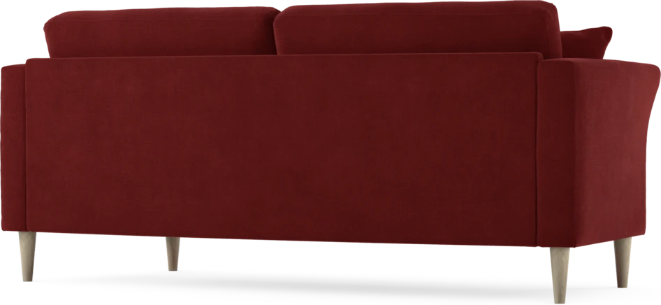 Eden - 2,5-sits soffa svängd - Röd