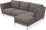 Madison Lux - 2-sits soffa med schäslong höger - Brun