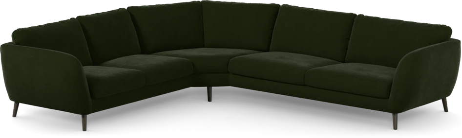 Madison Lux - Hörnsoffa 2+3-sits, hörn 2 - Grön