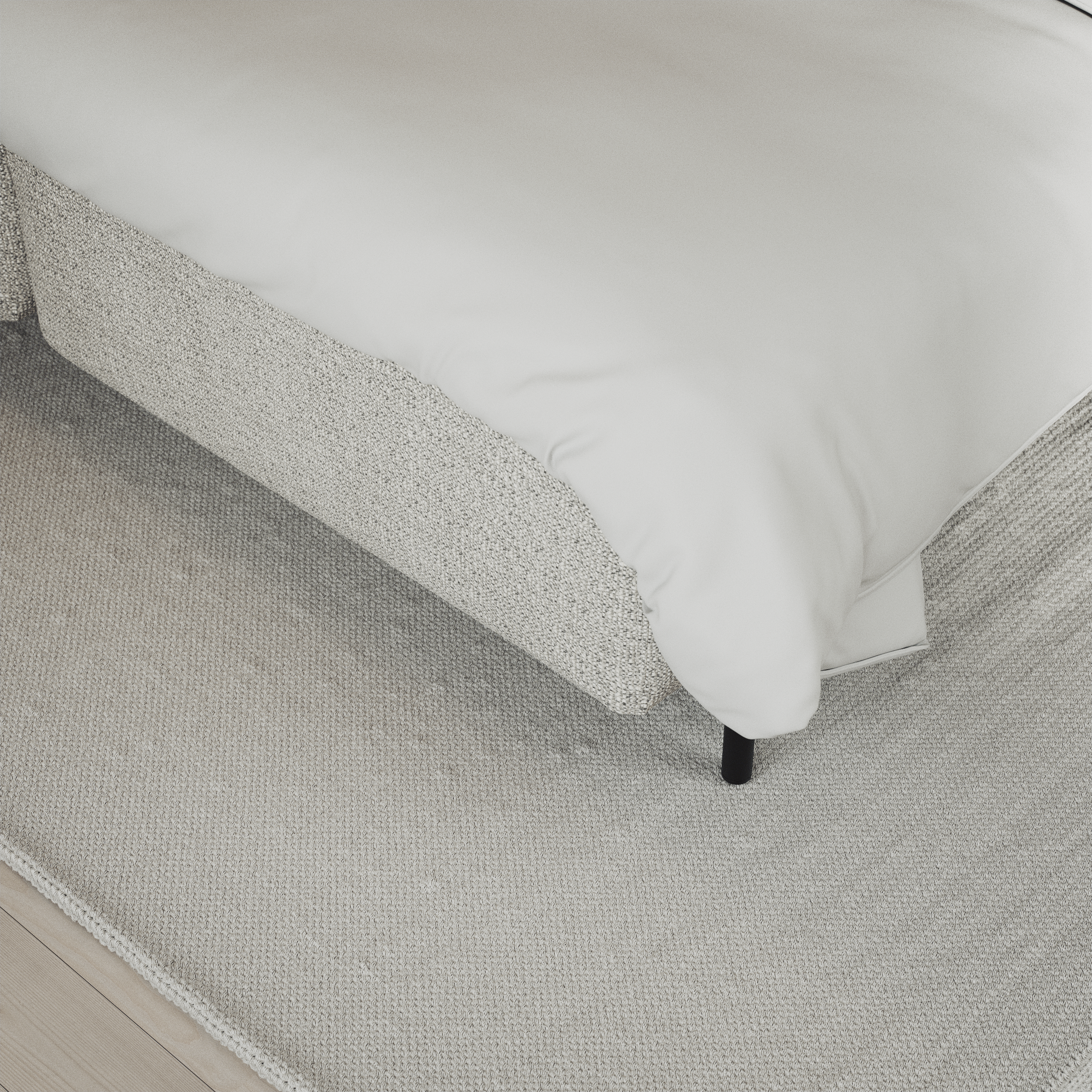 Delux Exclusive - Kontinentalsäng, enkelsäng 140 cm med bäddmadrass och sängben - inspiration