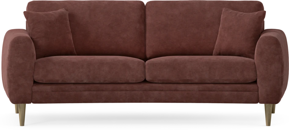 Eden - 2,5-sits soffa svängd - Röd