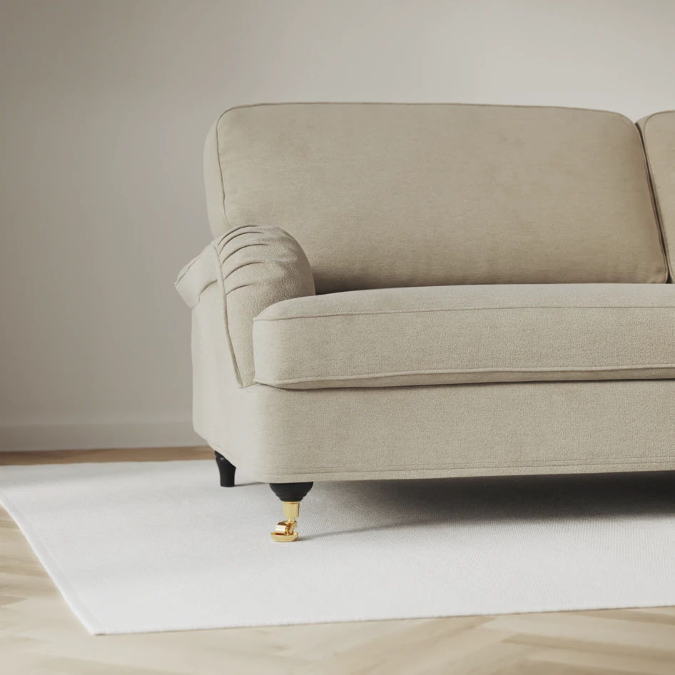 Oxford - 3-sits soffa svängd - Beige