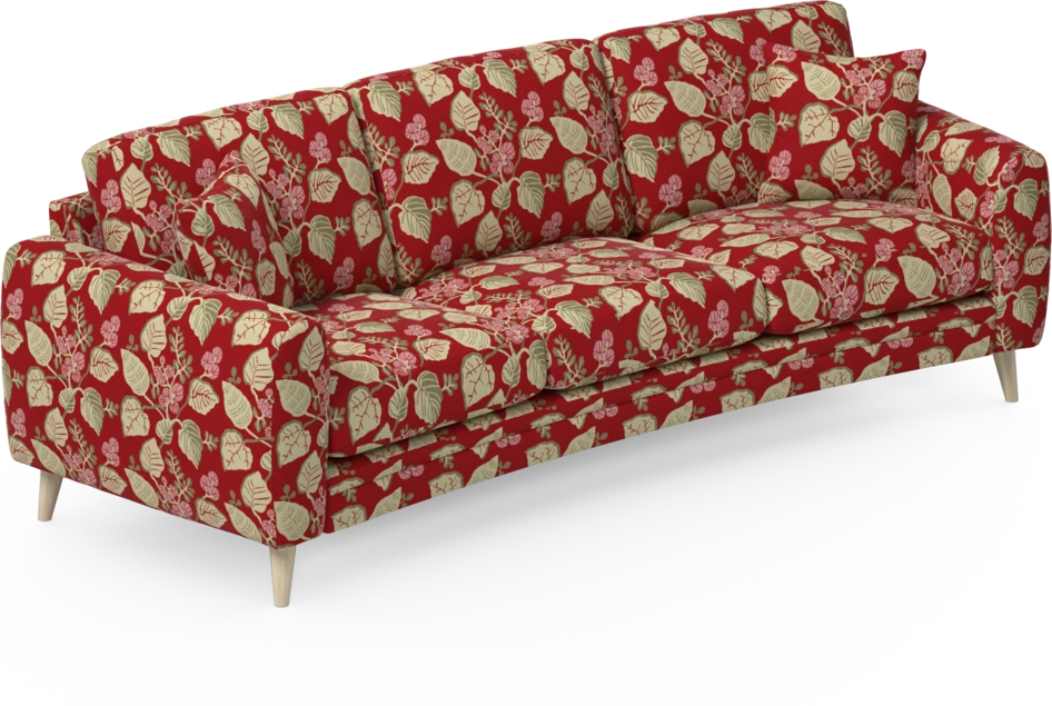 Eden - 3-sits soffa svängd - Flerfärgad