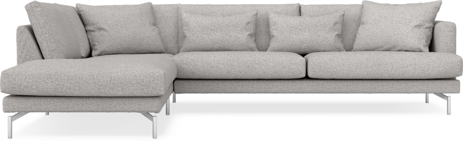 Harper - 3-sits soffa med divan vänster - Vit