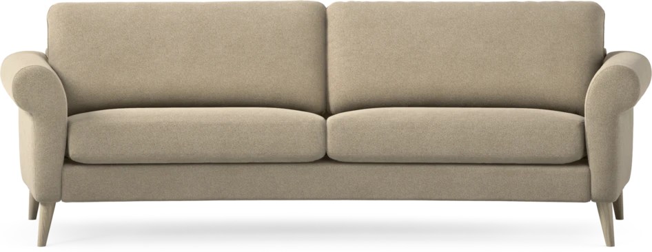 Bridge - 3-sits soffa svängd - Beige