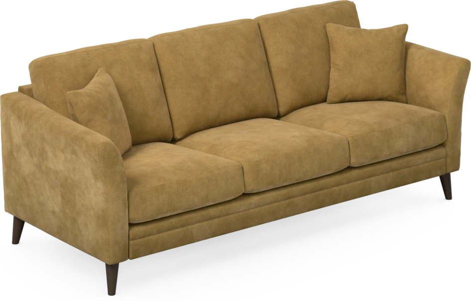 Eden - 3-sits soffa - Gul