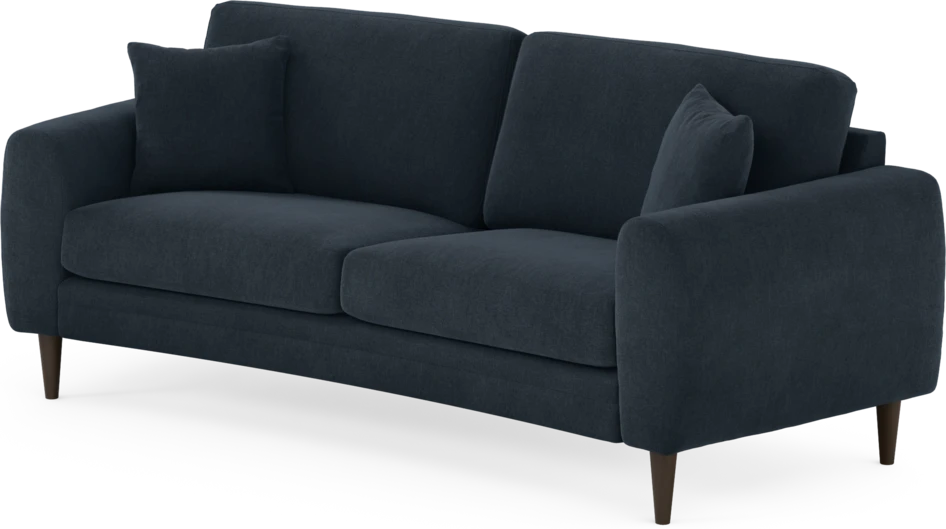 Eden - 2,5-sits soffa svängd - Blå