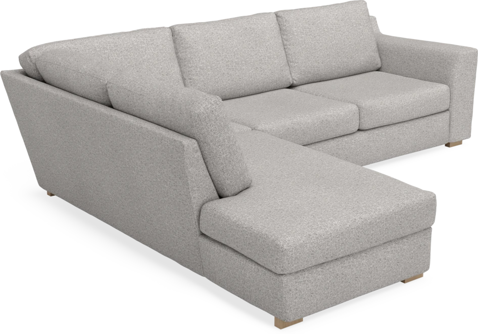 Friday - 2,5-sits soffa med divan vänster - Vit