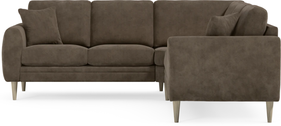 Eden - Hörnsoffa, 2+2-sits - Brun