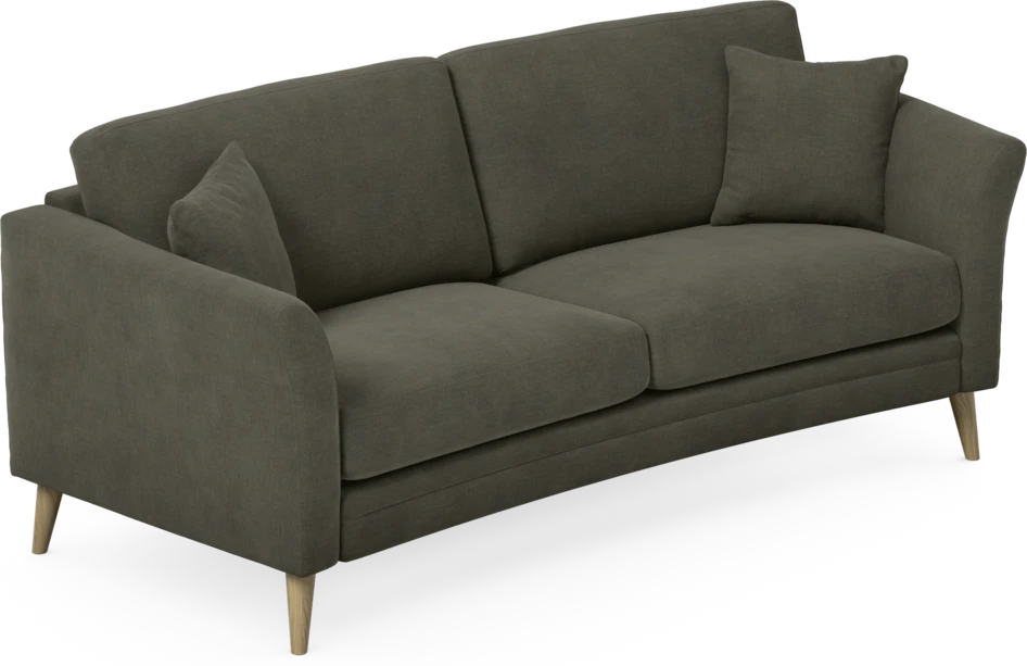 Eden - 2,5-sits soffa svängd - Grå