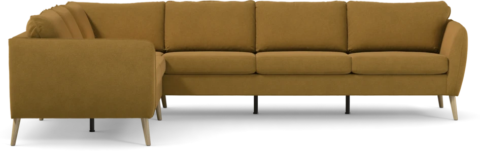 County - Hörnsoffa, 2+3-sits - Gul