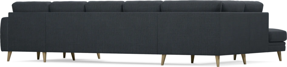 Eden - 3-sits soffa med divan vänster och schäslong höger - Blå