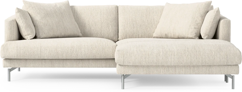 Harper - 4-sits med schäslong XL höger - Vit