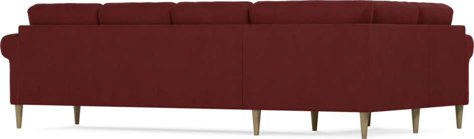 Eden - Hörnsoffa, 1+3-sits - Röd