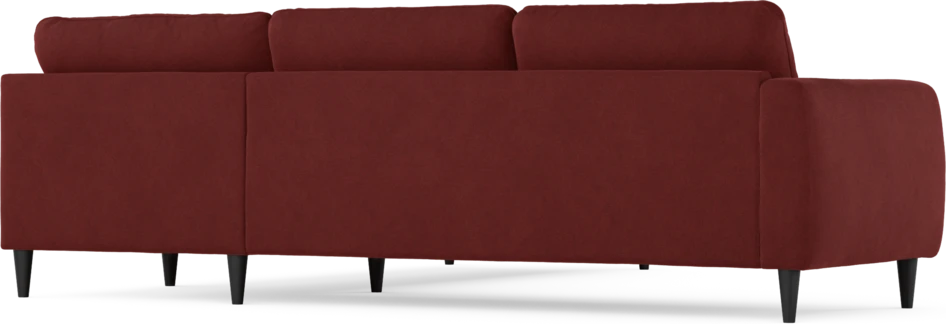 Bridge - Hörnsoffa, 2+2-sits - Röd