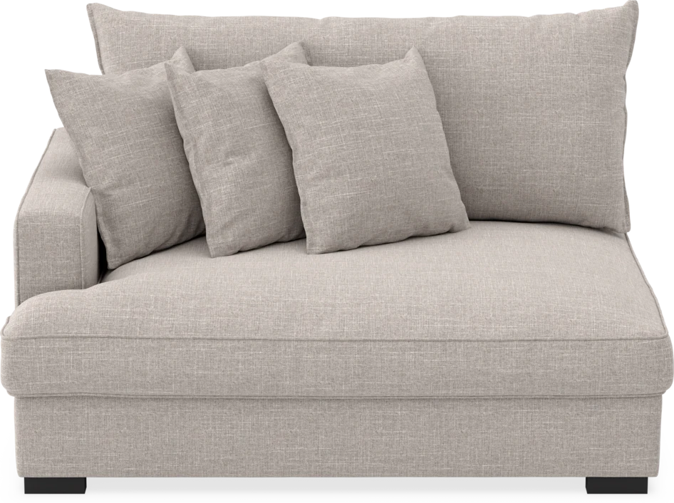 Rossi - 2-sits med armstöd vänster - Beige