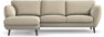 Madison Lux - 2-sits soffa med schäslong vänster - Beige
